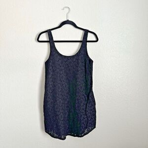 Revolve Blaque Label Dress Womens Size Small Sleeveless Floral Stitched Black